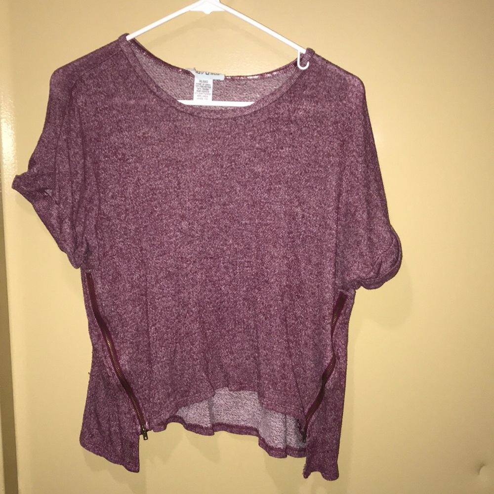 Maroon shirt
